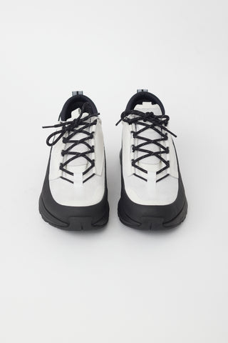 Canada Goose White & Black Glacier Trail Sneaker