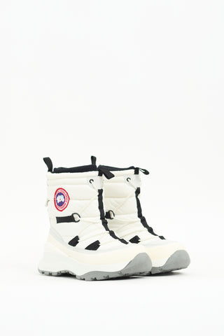 Canada Goose White Nylon Toronto Boot