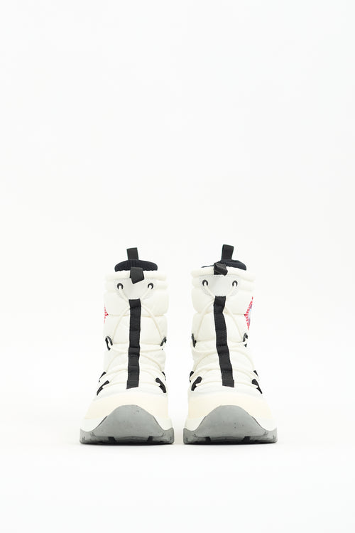 Canada Goose White Nylon Toronto Boot