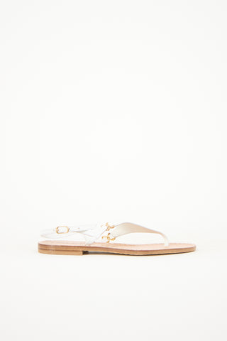 Leather T-Strap Sandal