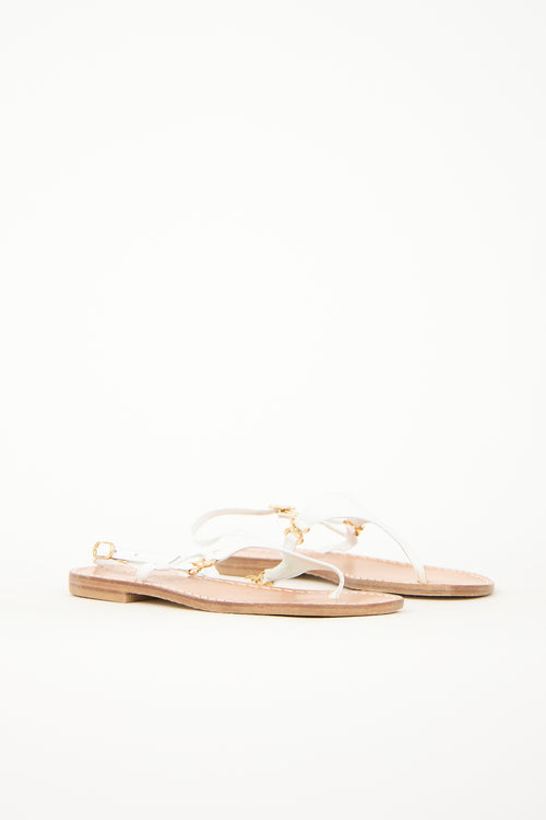 Leather T-Strap Sandal