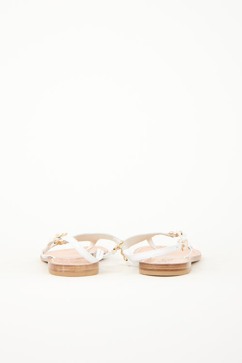 Leather T-Strap Sandal