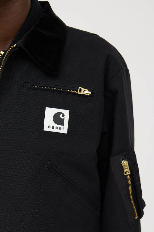 Sacai X Carhartt WIP Detroit Jacket