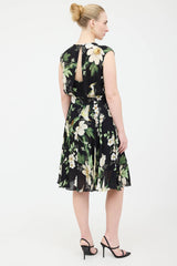 Carolina Herrera Floral Sleeveless Dress