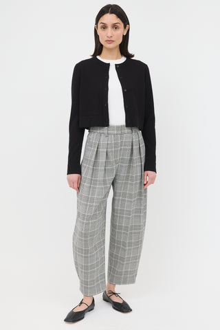 Carolina Herrera Cashmere & Silk Cropped Cardigan