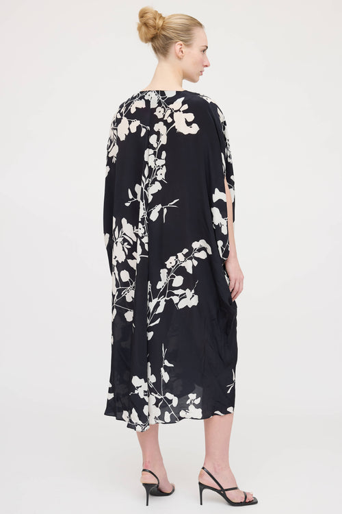 Carolina K Floral Knot Kaftan Dress