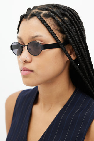 Carolina Lemke x Kim Kardashian Black 8110-1 Sunglasses