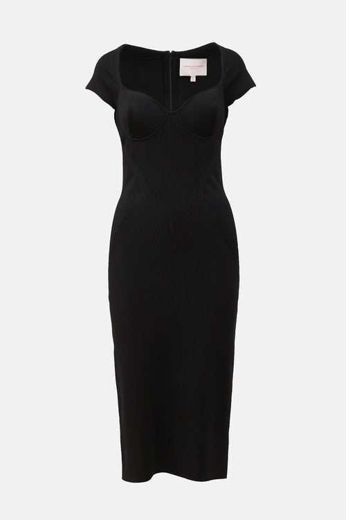 Carolina Herrera Bodycon Bustier Dress