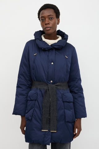 Carolina Herrera Satin Down-Filled Coat