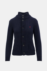 Carolina Herrera Wool Logo Cardigan