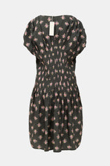 Caron Callahan Silk Floral Dress