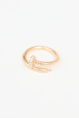 Cartier 18K Gold & Diamond Juste Un Clou Ring