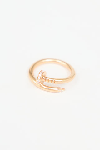 Cartier 18K Gold & Diamond Juste Un Clou Ring