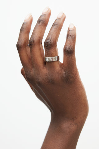 Cartier 18K White Gold Anniversary Ring