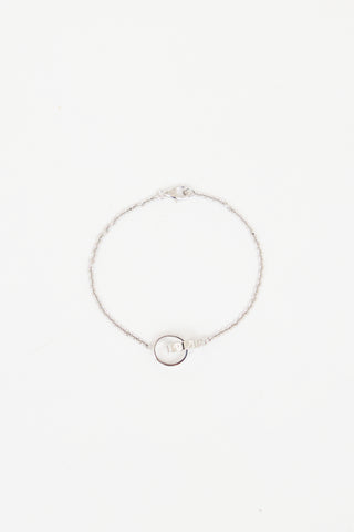 Cartier 18K White Gold Love Chain Bracelet