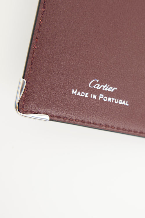 Cartier Black Leather Card Case