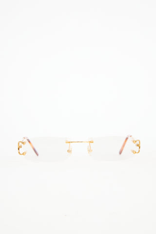 Cartier CT0092O Rimless Glasses