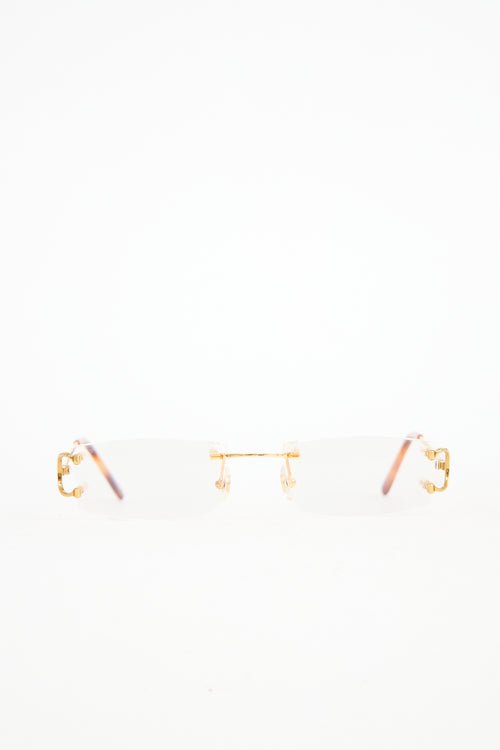 Cartier CT0092O Rimless Glasses