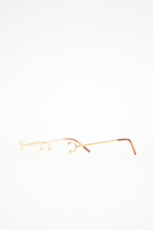 Cartier CT0092O Rimless Glasses