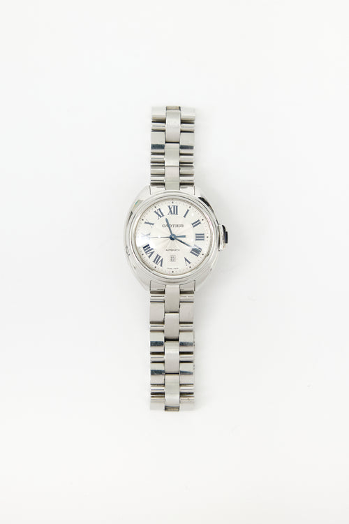Cartier Stainless Steel Clé de Cartier 35MM Watch