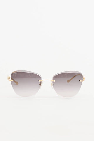 Cartier CT0032RS Angular Square Sunglasses