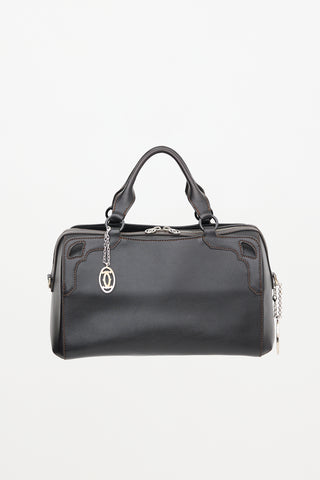 Cartier Leather Marcello De Bowling Bag