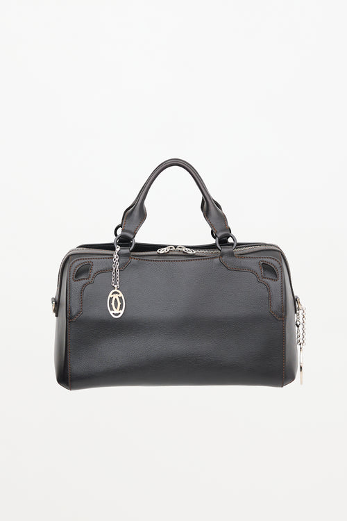 Cartier Leather Marcello De Bowling Bag