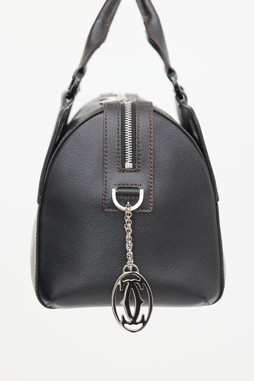 Cartier Leather Marcello De Bowling Bag