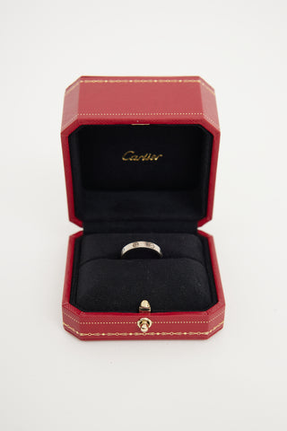Cartier 18K White Gold LOVE Wedding Band