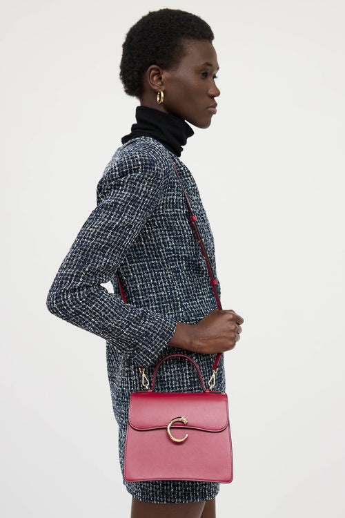 Cartier Leather Panthere Flap Bag