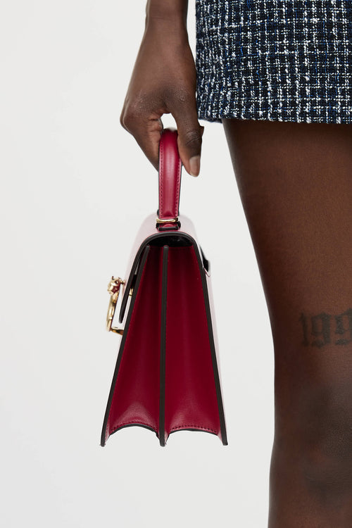 Cartier Leather Panthere Flap Bag