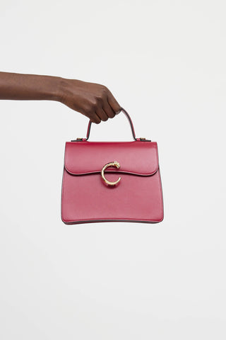 Cartier Leather Panthere Flap Bag