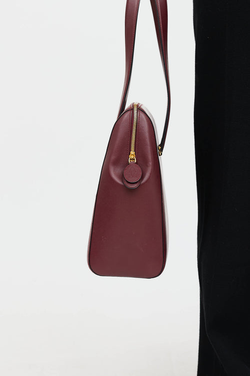 Leather Must De Cartier Tote Bag