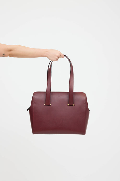 Leather Must De Cartier Tote Bag