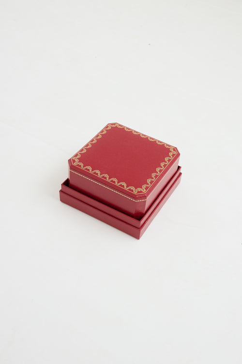 Cartier 18K White Gold 4 Diamond Love Bracelet