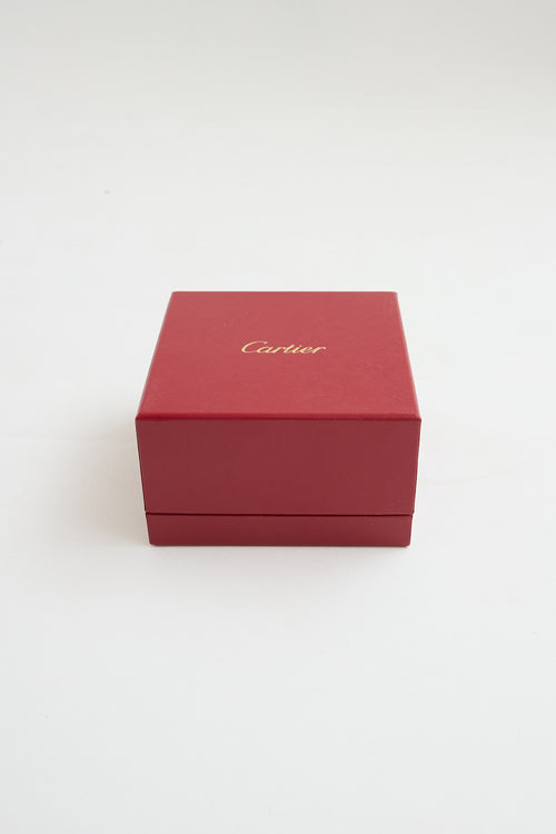 Cartier 18K White Gold 4 Diamond Love Bracelet