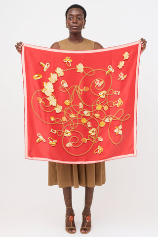 Cartier Silk Printed Scarf