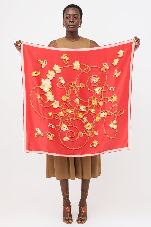 Cartier Silk Printed Scarf