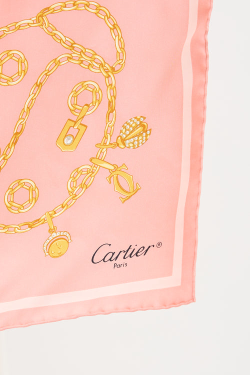 Cartier Silk Printed Scarf