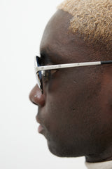 Cartier Silver & Black CT0034S Aviator Sunglasses
