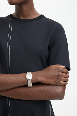 Cartier Silver & Gold Must De Cartier 21 Watch