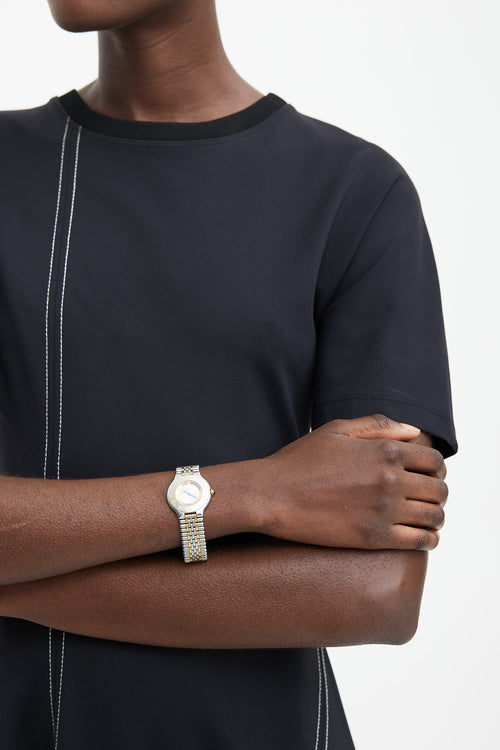 Cartier Silver & Gold Must De Cartier 21 Watch