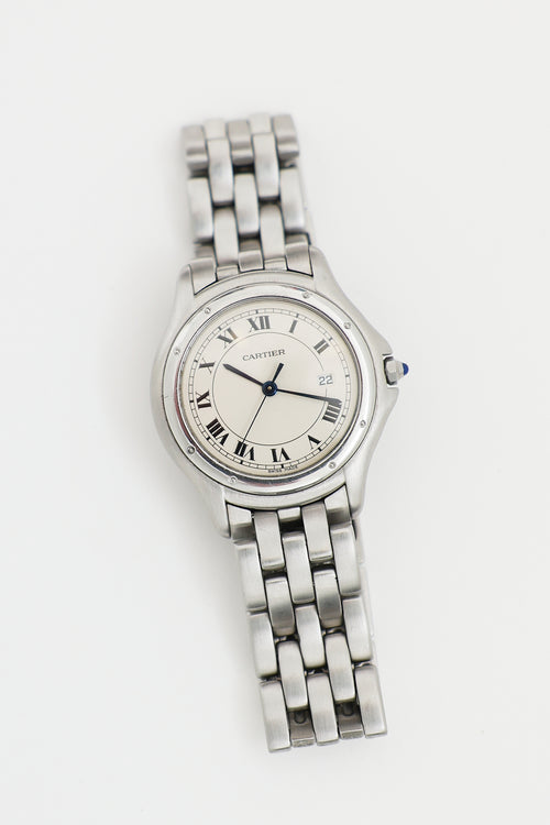 Cartier Steel Panthere Cougar Quartz Watch
