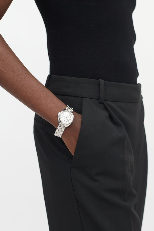 Cartier Stainless Steel Clé de Cartier 35MM Watch
