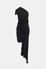 Carven Strapless Draped Dress