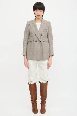 Carven Wool Peak Collar Jacket