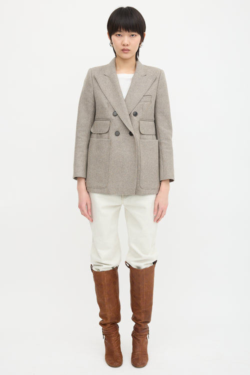 Carven Wool Peak Collar Jacket