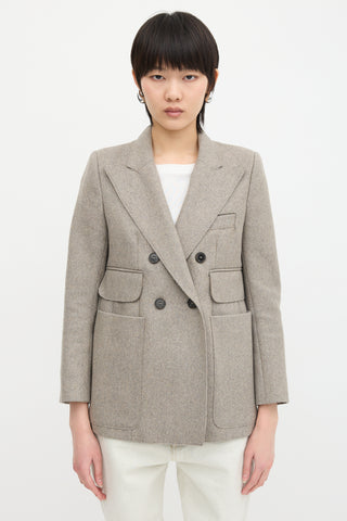 Carven Wool Peak Collar Jacket