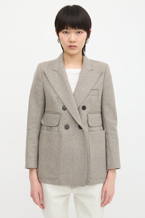 Carven Wool Peak Collar Jacket