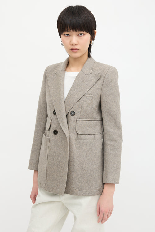 Carven Wool Peak Collar Jacket